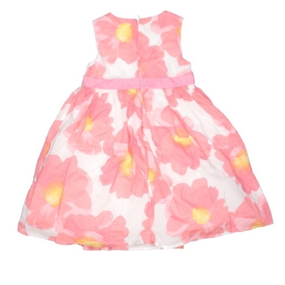 Gymboree Girl Floral Pink A line Dress - Picture 5 of 6